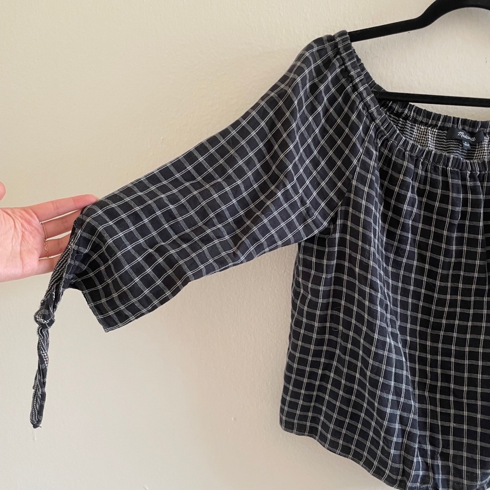 Madewell off the shoulder blouse
